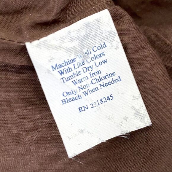 VINEYARD VINES size 6 Dress Brown Sleeveless Sailor's Knot Print Shift Nautical - Picture 5 of 5